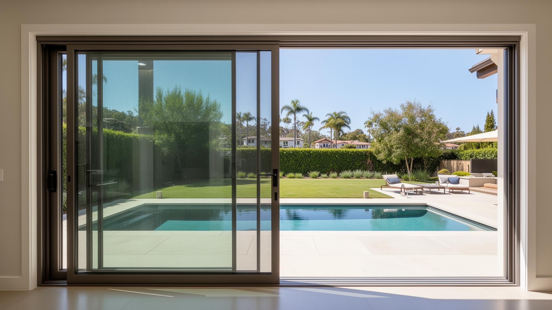Custom sliding screen door for patio - exterior sliding door screen