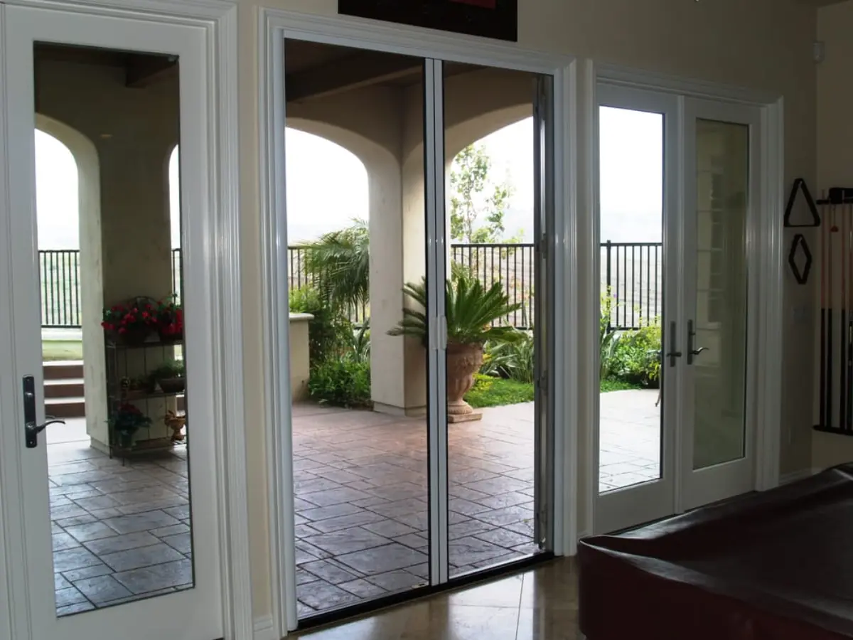 Entry Door Screen installed in Sacramento