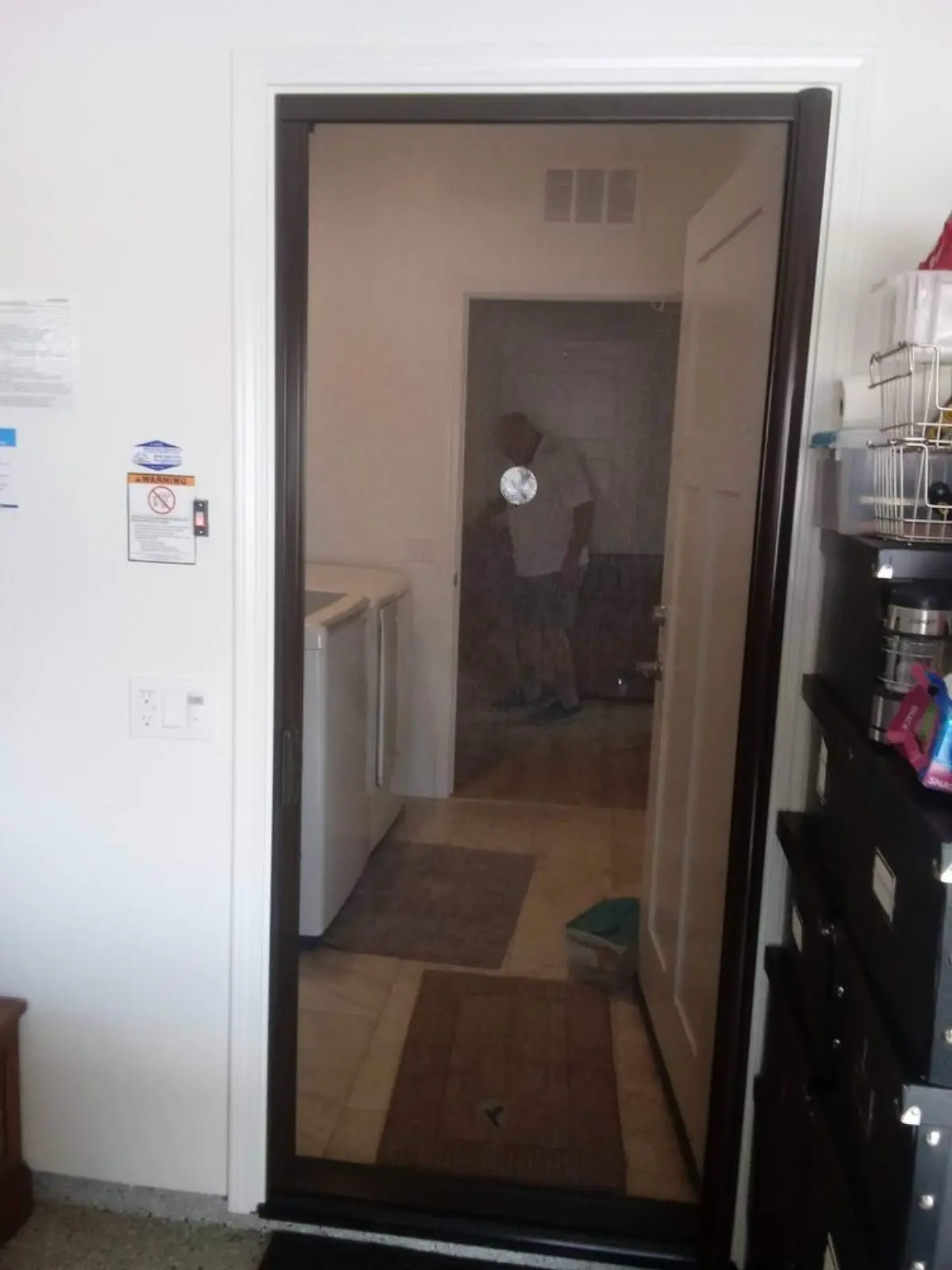 French Door Screen - Bronze Frame - Elk Grove